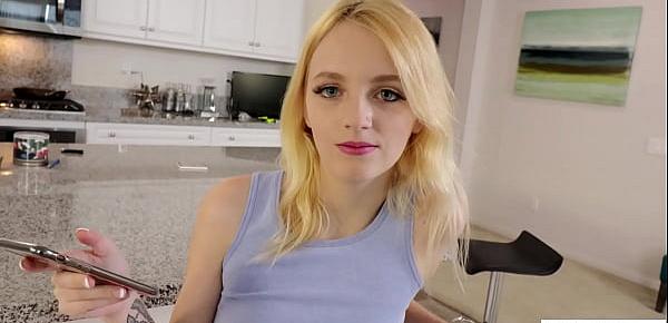 trendsHot blonde stepsis Kate Bloom cleaning house and sucking stepbrothers dick